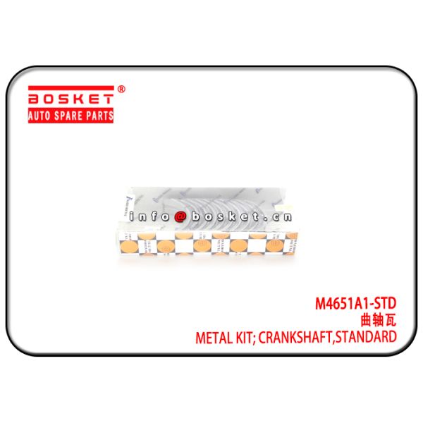 ISUZU 4JB1 4JB1T 4JG1 Standard Crankshaft Metal Kit M4651A1-STD M4651A1STD