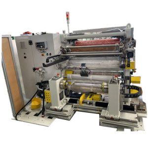 1000mm Roll Slitter Rewinder Digital Winding Magnetic Tension Control