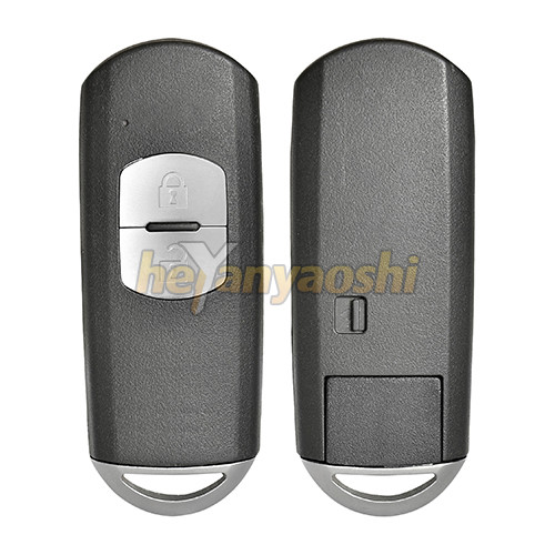 Buy Mazda 2 Buttons Smart Key Shell with Emergency Key Insert at wholesale prices