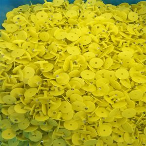TPU Livestock Rfid Ear Tags For Cattle Animal Management , ICAR Certificate