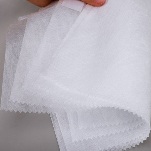 100% Natural Biodegradable PLA Spunbonded Nonwoven Fabric Eco Friendly White