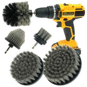 Quality Electric Floor Cleaning Brush Drill Cleaning Kit Drill Attachment Set For Car Cleaning for sale