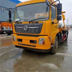 Dongfeng Kingrun 8 Tons Road Rescue Trailer With 8 Tons Crane Boom Truck Lifting
