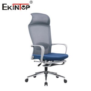 High Back Swivel Ergonomic Mesh Sturdy Office Chairs With Footrest