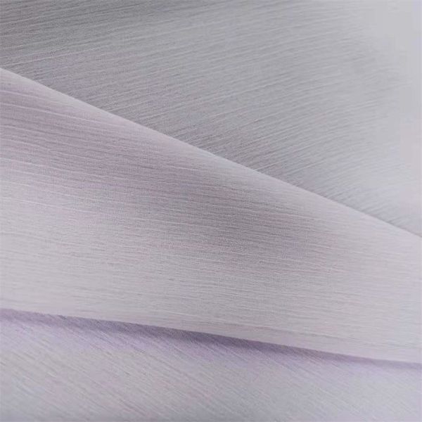 Buy Solid 75d Crinkle Georgette Fabric Polyester Chiffon Material at wholesale prices