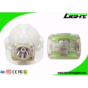 Quality Rechargeable Miners Helmet Light , Portable Coal Wireless Hard Hat Led Lights13000 Lux for sale