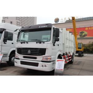 Sanitation Garbage Compactor Truck 14 to 16 cbm 6X4 , Waste Collection Trucks