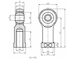 Quality Spherical plain bearings Maintenance-free Spherical Plain Radial Bearings GE5UK for sale