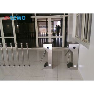 Subway Vertical Tripod Turnstile Gates Pedestrian Access Control System 30people