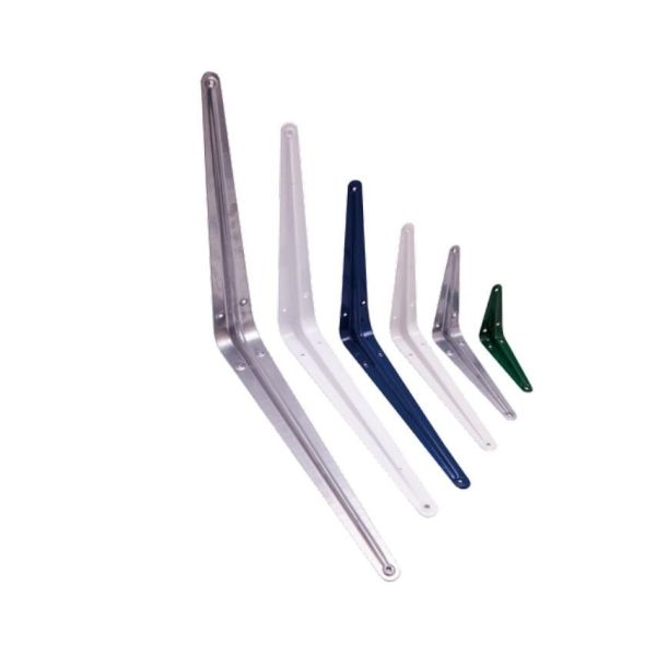 Metal Triangle Wall Shelf Brackets With Different Colors 3"X4" - 16"X18" Size