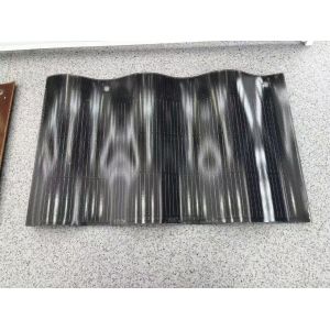 Double Glass Shingle Panel BIPV Solar Roof Tiles 30W CIGS Thin Film Power Short-Circuit Voltage Temperature Coeffi 0.04%