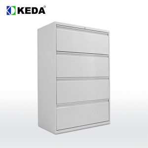 Metal 4 Lockable Drawer H52'' Lateral File Storage Cabinet