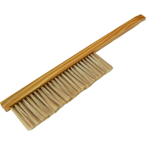 41*8cm 65g Wood Handle Double Artificial Fiber Bee Brush