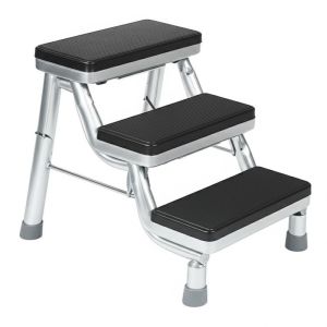 China 2 Steps Step Stool Durable Lightweight Foldable Design Non Slip Surface Home Stool Ottoman Suitable for Kitchen Bathroom on sale