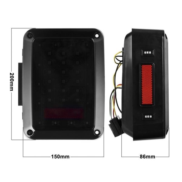 Buy Newest USA And European Version LED Brake Light , Led Tail Lights For Jeep Wrangler at wholesale prices
