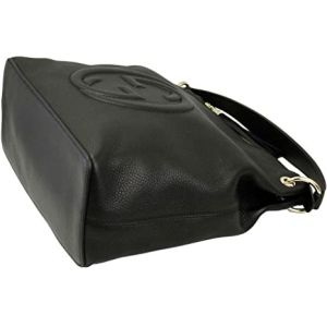 Leather Black Gucci Soho Handbag With Shoulder Strap 536194