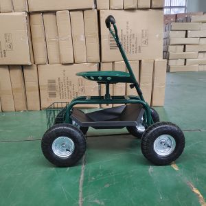 Hand Pull Seat Trolley For Children Aged 5 To 14 Years Old Rubber Wheels Seat
