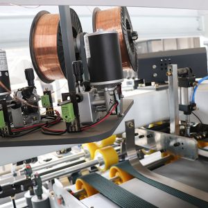 SC2600 Vacuum Automatic Folder Gluer Stitcher Corrugated Box Packing Machine