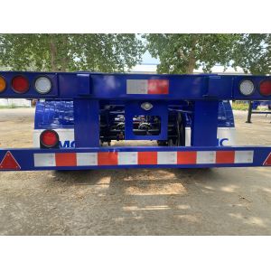 Quality CIMC Cost Effective Steel Skeleton 3 Axles 28 Tons Cargo Transport Semi-Trailer for sale