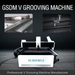 Versatile Automatic V Grooving Machine Stainless Steel Cnc V Grooving Machine
