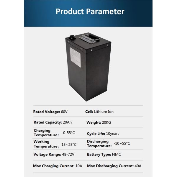 CLF OEM ODM Lifepo4 Lithium Battery Pack 60V 72V 20ah 40ah 50ah for Electric Motorcycle Scooter Wheelchair