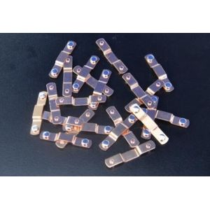 Contact Component Stamping Parts / Brass Electrical Spring Contacts For