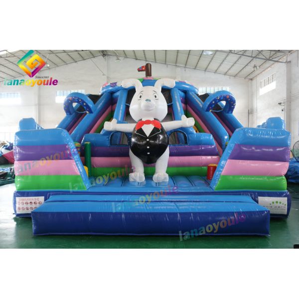 Buy High Security Circus Inflatable Play Park / Bounce Inflatable Park at wholesale prices