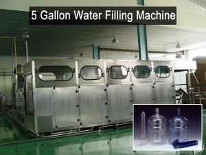 Quality 5 - 10 Liter Botlle 5 Gallon Water Filling Machine / 5L Watr Bottling Plant for sale