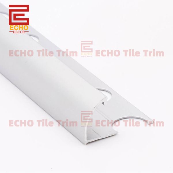 Buy 11mm Bullnose Edge Aluminum Tile Trim Wall Tile Angle Profiles at wholesale prices