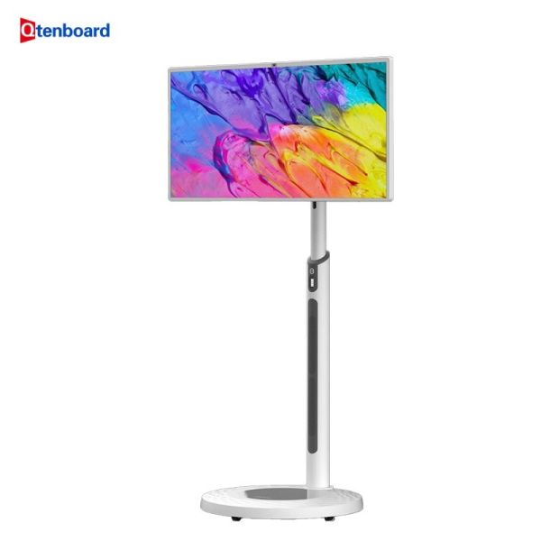 Buy Qtenboard Stand by Me Android Mobile Screen 1080p Touch Screen Tablet Portable Touch Screen Monitor on Wheels at wholesale prices