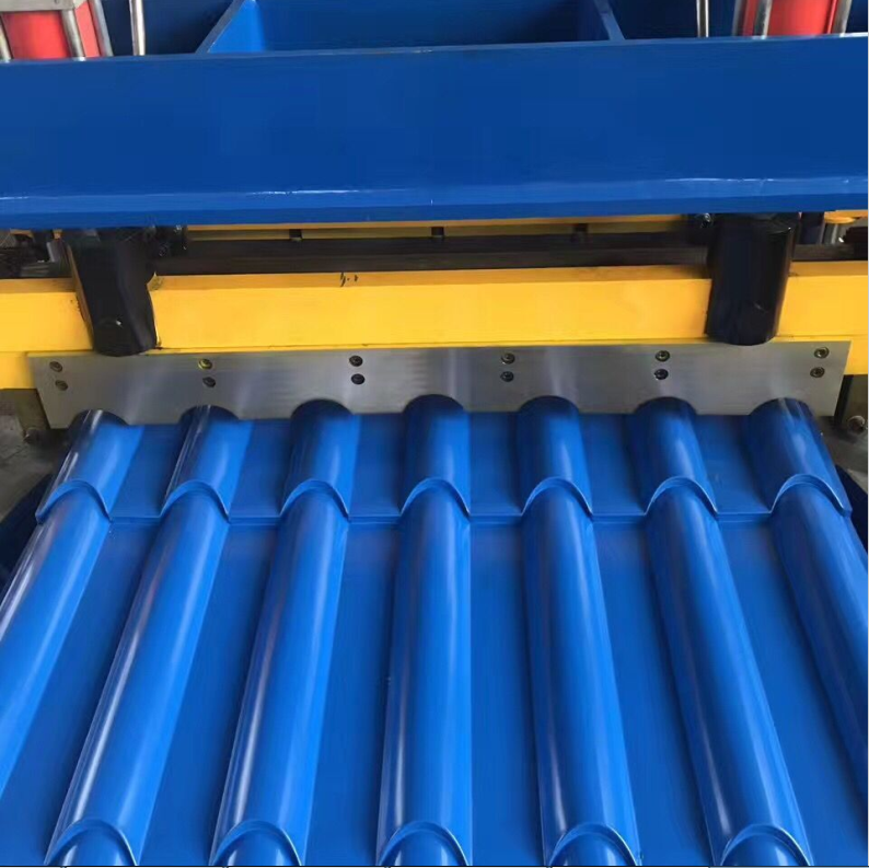 Metal Roof Glazed Tile Roof Roll Forming Machine Corrugated Steel Sheet BV / SGS