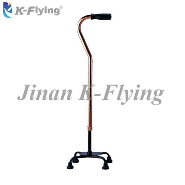 Buy Oxidized Bronze Aluminum Medical Rehabilitation Equipment Disabled Old People Cane at wholesale prices