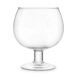 Handblown Giant Crystal Cocktail Glasses With Logo Decal