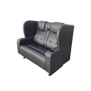 Metal Frame Cinema Lover Chair Theatre Couple Seat