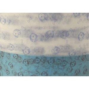Embossed Style Spunlace Biodegradable Non Woven Fabric Viscose Polyester