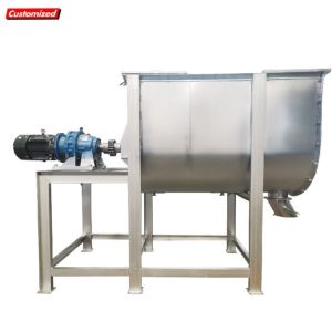 5 Ton Ribbon Poultry Feed Mixer Electric Control For Chemicals Processing