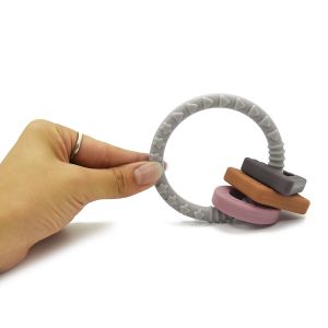 Customized Silicone Teething Rattle