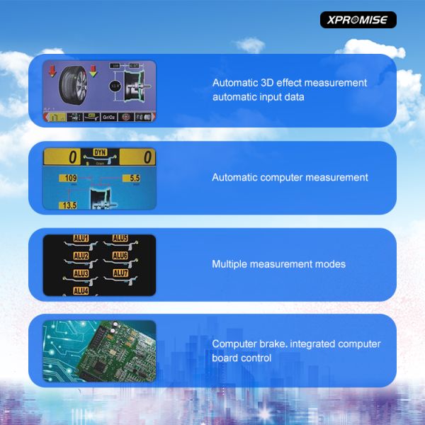 Auto Shop High Speed Truck Wheel Balancer Matching Tire Changer Use In Tire Shop Fits All Vehicles