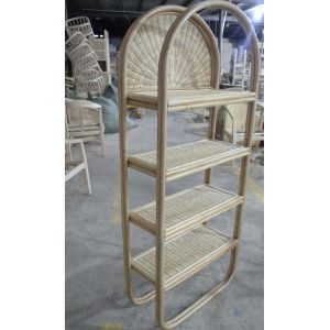 Natural rattan storage ECO friendly home furniture shelves shelf