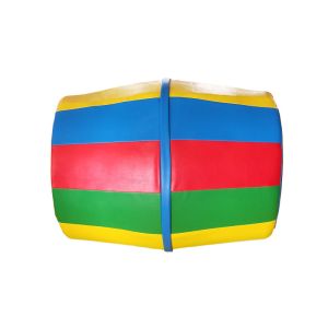 Quality Cylindrical Shape Indoor Soft Play Toy Rainbow Color Polyethylene Grease Material for sale