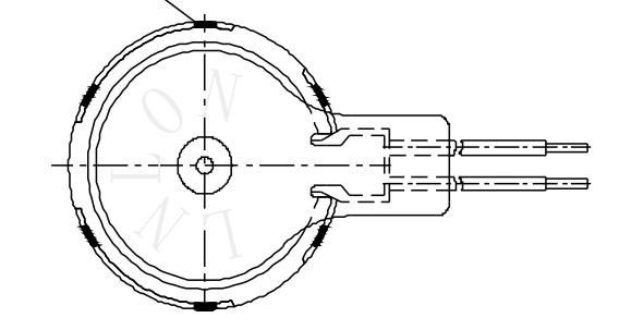 10mm 1020 3V Coin Type Vibration Motor , Electric Small Dc Mobile Phone Vibrating Motor