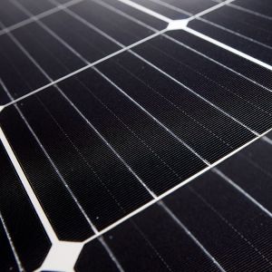 Black 140W Monocrystalline Solar Panels , Portable Small Solar Panels