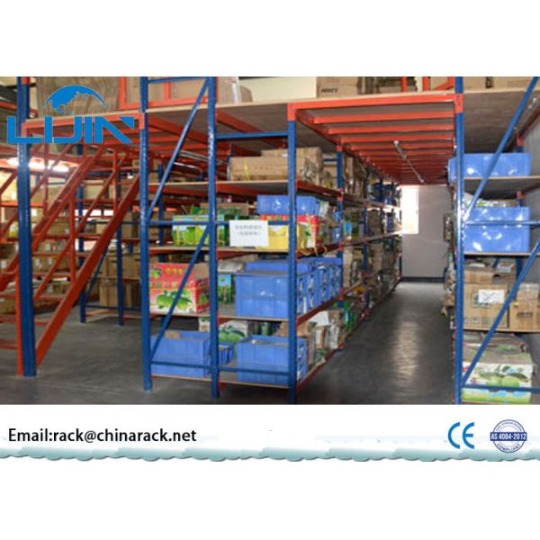 Buy Pallet Mezzanine Floor Racking System Q235B Cold Roll Steel Large Load Capacity at wholesale prices