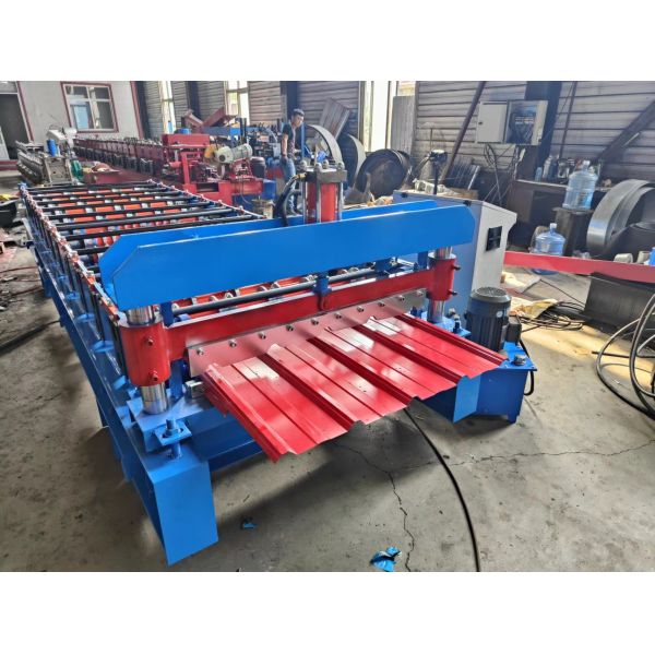 IBR Roofing Tile Roll Forming Machine Fit Width 1000mm GI PPGI Pre Painted Steel Coil