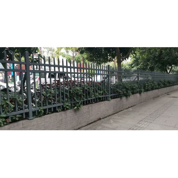 Buy 3m Panels Black Metal Picket Fence Powder Coated at wholesale prices