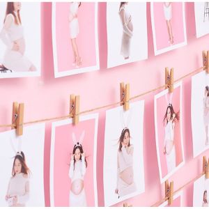 Mini Natural Wooden Craft Clothespins Pegs Clips