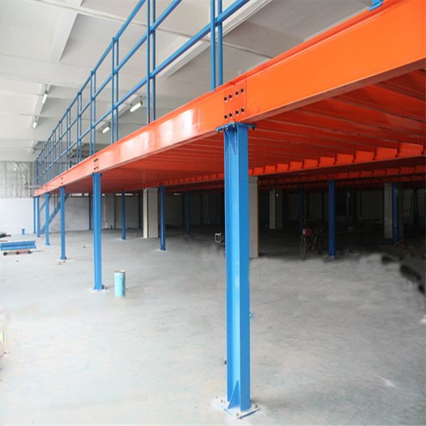 Buy Heavy Duty 3m Industrial Adjustable Steel Pallet Mezzanine Floor Powder Coated at wholesale prices
