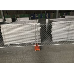 Temporary Chain Link Fence Panels 6'Height X 14' Width 35mm wall thickness 1.5mm
