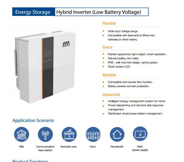 CDS solar 3 kw 5kw 8kw for home hybrid solar inverter