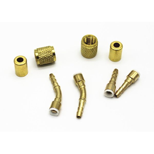 Flexible Brass Refrigerant Charging Hose Refregirator Fittings Parts Smooth Surface